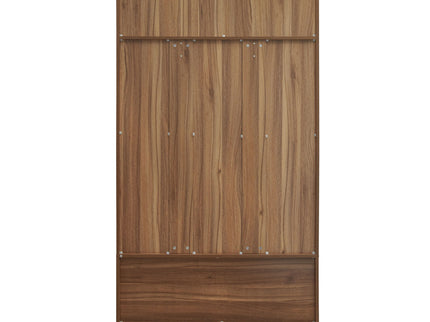 Modern Storage Closet For Bedroom, Entryway, Or Living Room - Walnut