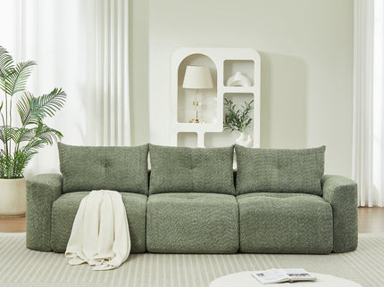 3 Seater With Thickened Armrests Sofa For Living Room