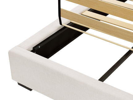 Hampton - Upholstered Platform Bed With Tall Headboard