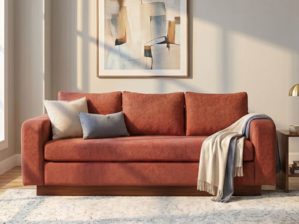 Modern 3 Seater Sofa, Living Room Couch