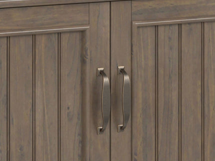 Lev - Medium Storage Cabinet - Smoky Brown