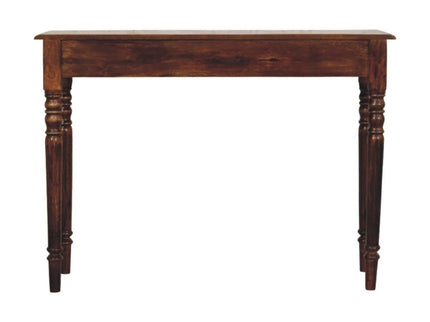 Turned Legs Drawer Console Table