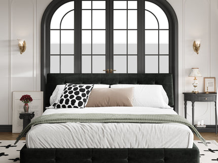 Tufted Headboard With Extra-Large Ultra-Soft Cloud Pillow Design