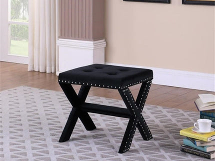 Upholstered Accent Bench With Nailhead Trim