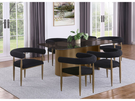 Crofton - Upholstered Dining Arm Chair (Set of 2) - Black