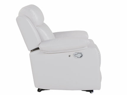 Blanche - Glider Recliner With LED, Pillow Top Arms