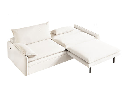 4 Seat Convertible Sleeper Sofa Bed, Modern With Storage