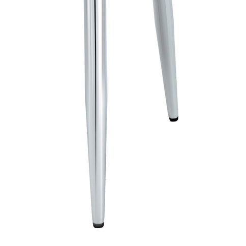 Modern Minimalist Dining Chairs With Metal Legs