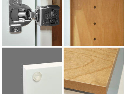Shaker Wall Cabinet With Soft Close Hinges, Adjustable Shelves, Double Door