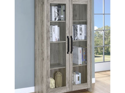 Myerson - 2 Door Tall Cabinet - Gray