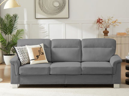 3 Seater Elegant Stationary Sofa