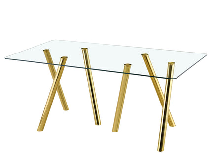 Dining Table With Transparent Surface