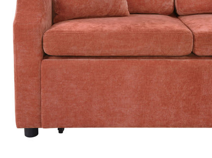 Modern L Shaped Sectional Sofa Bed With Hidden Storage Upholstery