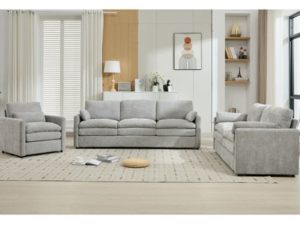 Cozy Upholstered Sofa Set For Living Room