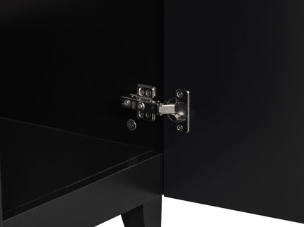 Transitional Style Bathroom Vanity Cabinet With Ceramic Sink