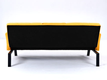 Sofa Bed With Foldable Design And Cup Holder