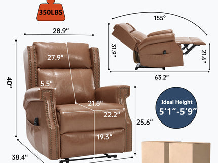 Manual Recliner Chair  With Heavy Duty Motion Mechanism, 8 Vibrating Nodes And 3 Massage Modes For Living Room