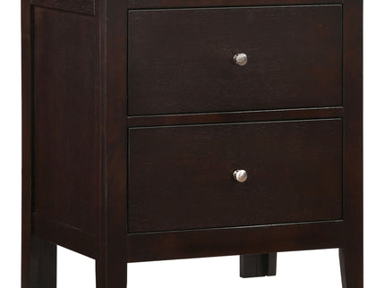 Garrett - 2 Drawer Nightstand - Cappuccino