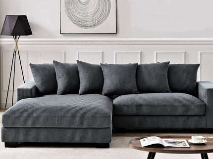 Luxe - Oversized 2 Piece Sectional Couches For Living Room, L Shaped Sofa With Chaise