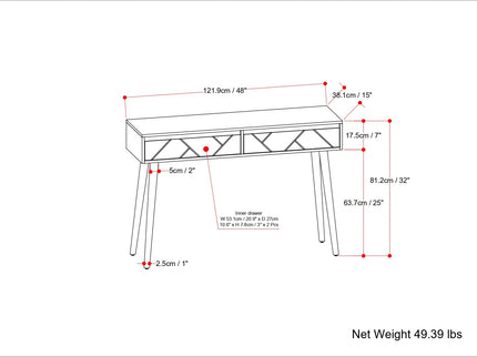 Jager - Console Table - Natural
