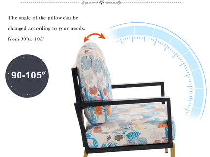 Modern Armchair With Solid Wood Frame