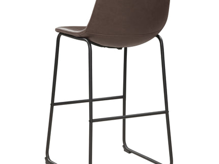 Armless Bar Stool (Set of 2) - Brown