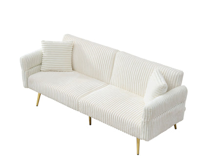 Luxury Foldable Double Sofa Bed With Folding Armrests