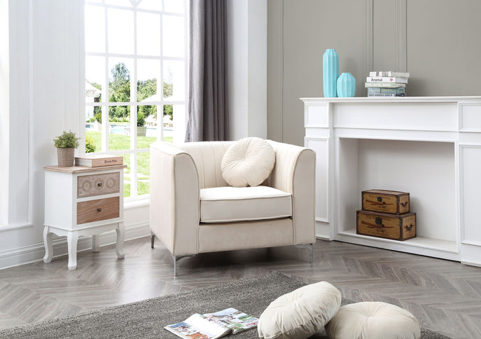 Contemporary Sloped Armchair