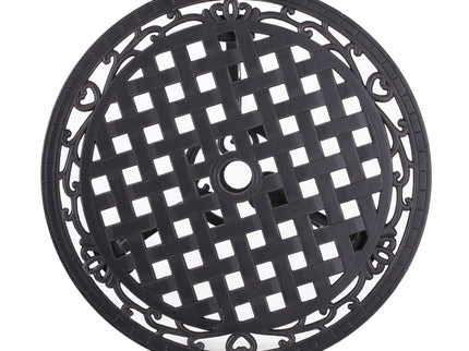 Bono Metal Bistro Set - Black