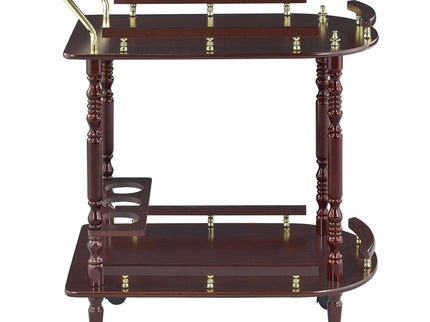 2 Shelf Serving Cart - Brown