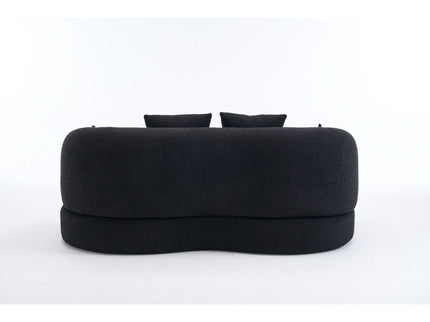 Foldable Sofa Bed, Boneless Couch Convertible Sleeper With 4 Pillows