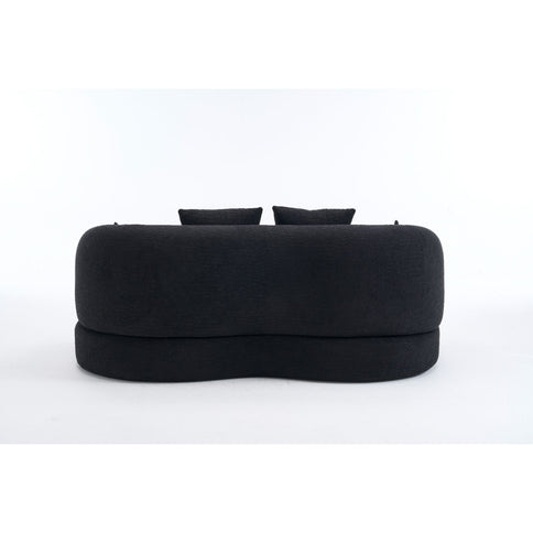 Foldable Sofa Bed, Boneless Couch Convertible Sleeper With 4 Pillows
