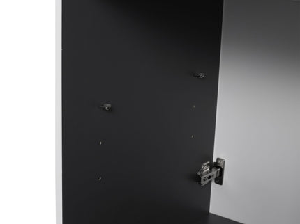 Contemporary Freestanding Bathroom Vanity With Resin Sink & Soft-Close Cabinet Doors