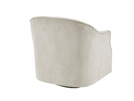 Calvin - Swivel Chair With 360 Degree Rotation - Beige