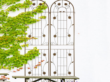 Metal Garden Trellis Rustproof Trellis For Climbing Plant Outdoor Flower Support