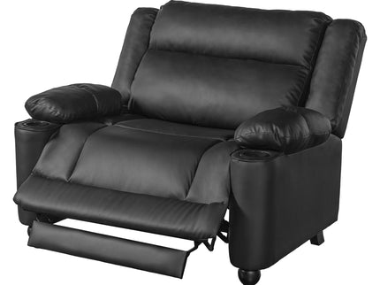 Tufted Design Wide Manual Recliner Chair