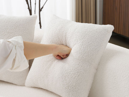Curved 4 Seater Full Compression Sponge Sofa