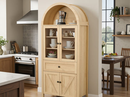 Retro Dome Cabinet With Large Storage Space