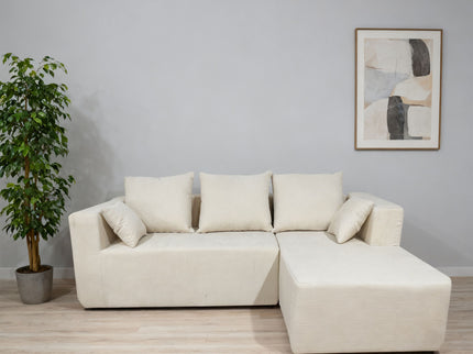 Modular Corner Sofa With Soft Fabric