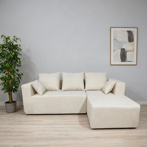 Modular Corner Sofa With Soft Fabric