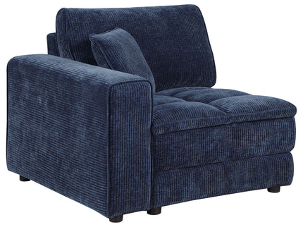 Azure - 5 Piece Upholstered Modular Sectional Sofa - Blue