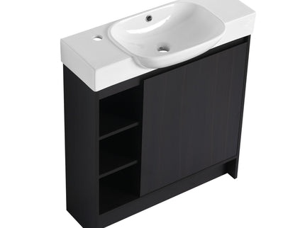 Freestanding Bathroom Vanity With Sink, Soft Close Door
