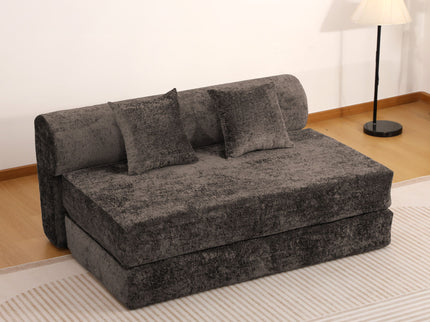 Convertible Design Sofa Bed, 2 Seater Fold Out Floor Couch