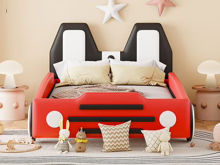 High Quality Race Car Shaped Platform Bed & Wheels