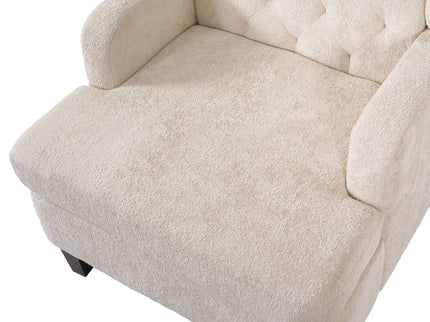 Modern Tufted Upholstered Accent Chair For Living Room