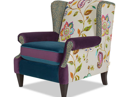 Anya - Boho Chic Wingback Accent Arm Chair
