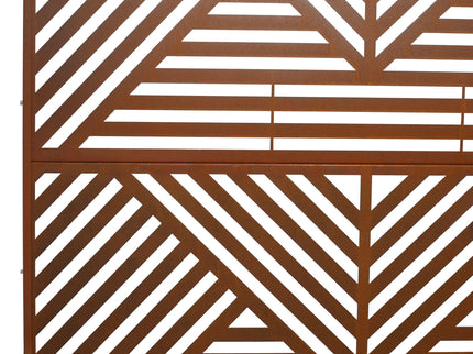 Freestanding Outdoor & Indoor Freestanding Metal Privacy Screen