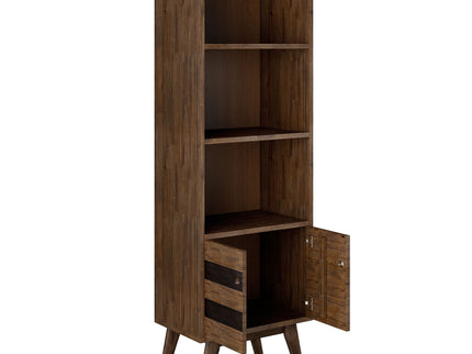 Clarkson - Bookcase With Storage - Rustic Natural Aged Brown