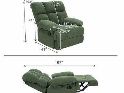 Manual Rocker Recliner Chair