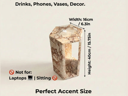 Modern Minimalist Hexagon Side Table